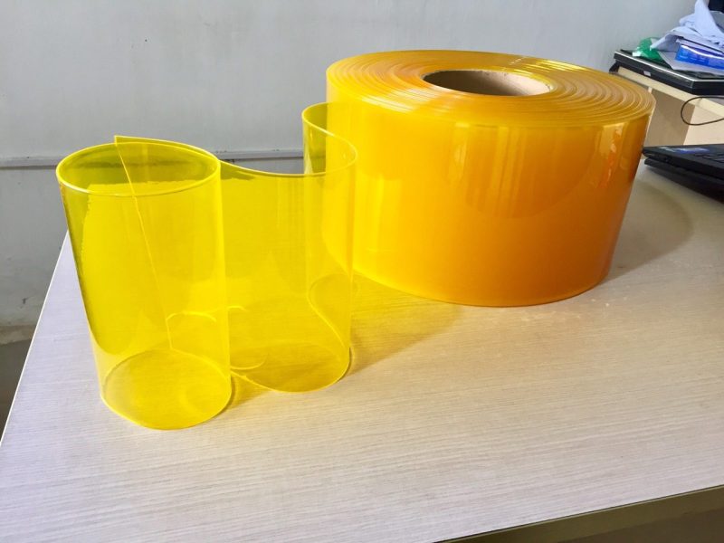 Cuộn nhựa pvc vàng cam