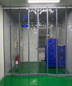 Rèm ngăn điều hoà, rèm ngăn lạnh, rèm nhựa trong suốt rem nhua pvc nam cham tu tinh e1760915453128