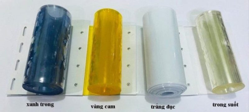Rèm Nhựa Ngăn Lạnh Màu sắc rèm nhựa pvc