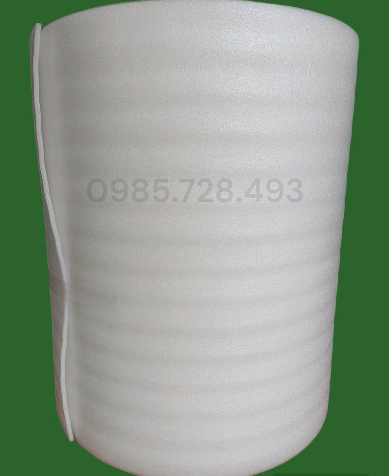 cuộn xốp foam 10mm màu trắng
