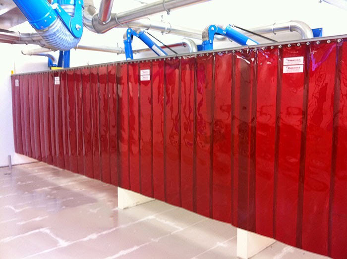 Rèm ngăn điều hoà chắn tia lửa hàn