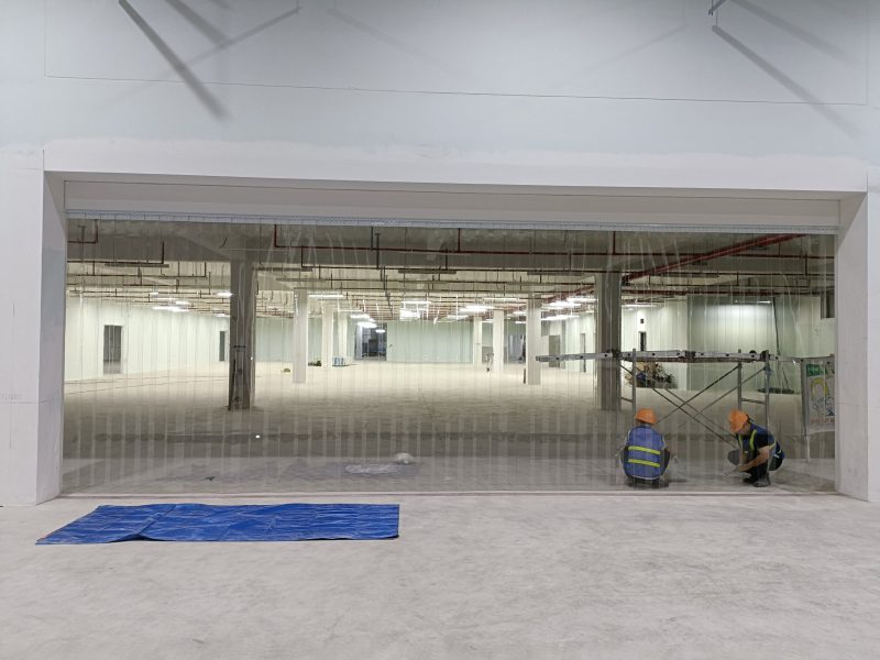 Rèm nhựa pvc kéo xếp