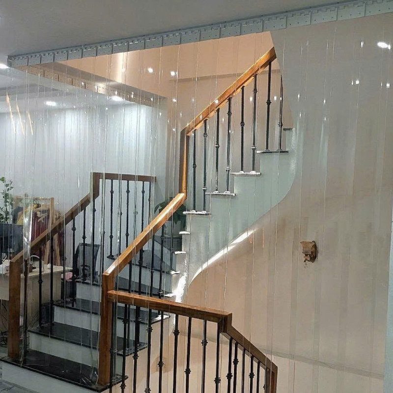 Xưởng sản xuất rèm ngăn lạnh cách nhiệt giá rẻ đi các tỉnh rèm ngăn lạnh pvc trong suốt