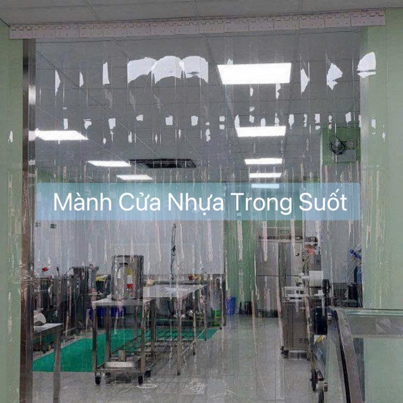 Mành cửa nhựa trong suốt