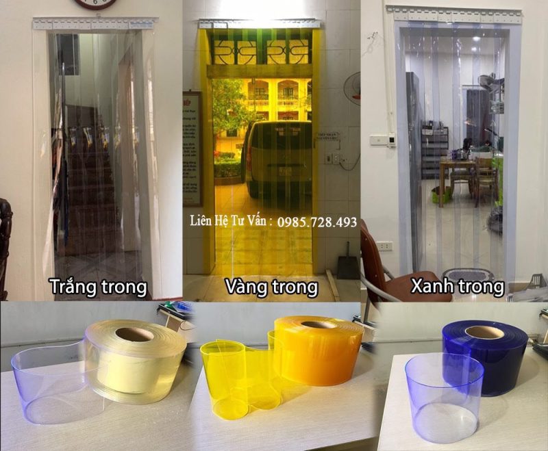 màu sắc rèm ngăn lạnh