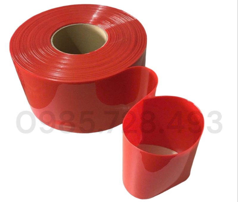 cuộn nhựa pvc ngăn tia lửa hàn màu đỏ