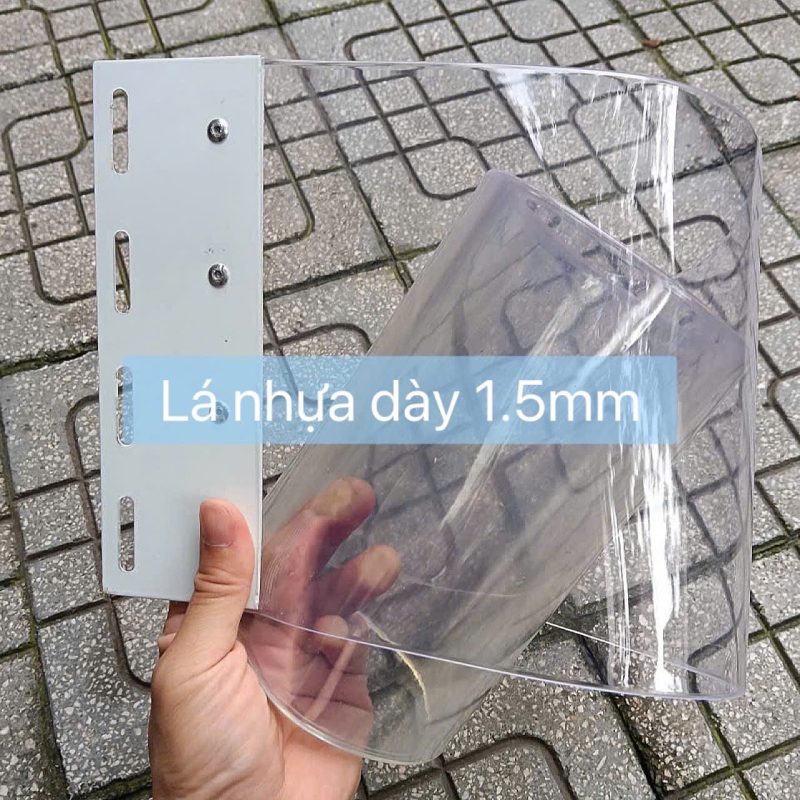 Rèm ngăn lạnh chắn điều hoà giá rẻ mua ở đâu - Minh Khôi Lá nhựa dày 1,5mm