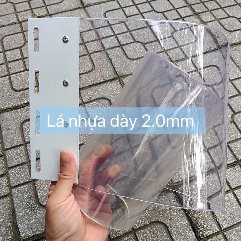 Rèm ngăn lạnh chắn điều hoà giá rẻ mua ở đâu - Minh Khôi Lá nhựa dày 2mm